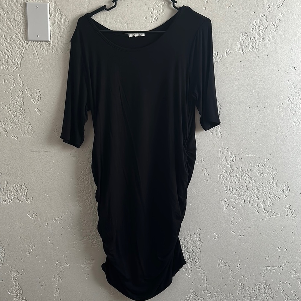 Maurice’s black quarter sleeve maternity dress